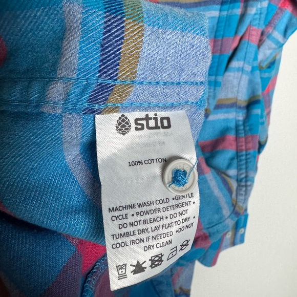 Stio Willow Flannel Shirt Sz S - Picture 5 of 7